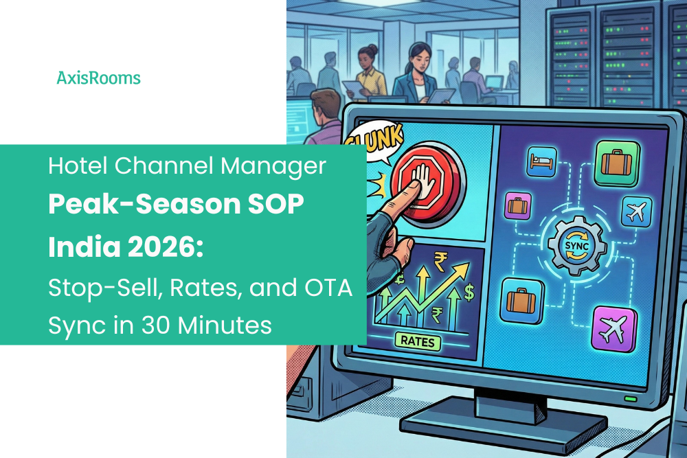 Hotel Channel Manager Peak-Season SOP India 2026: Stop-Sell, Rates, and OTA Sync in 30 Minutes