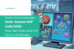 Hotel Channel Manager Peak-Season SOP India 2026: Stop-Sell, Rates, and OTA Sync in 30 Minutes